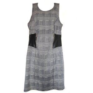 Suzy Shier Houndstooth Bodycon/Sheath Dress Size Large